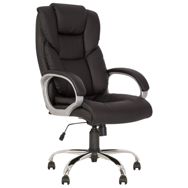 Fotoliu de birou Nowy Styl Morfeo Chrome Piele artificială/ Black photo 1