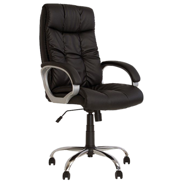 Fotoliu de birou Nowy Styl Matrix Chrome Piele artificială/ Black photo 1