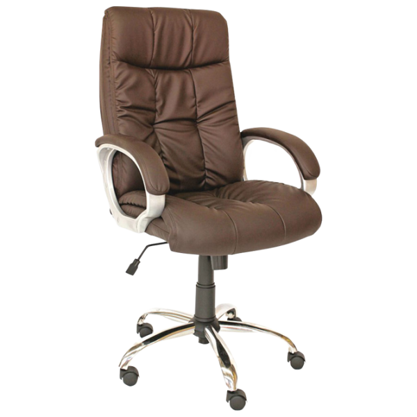 Fotoliu de birou Nowy Styl Matrix Chrome Piele artificială/ Brown photo 1