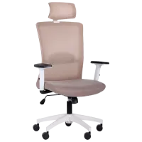 Fotoliu de birou AMF URAN HR Stofă/ White Beige