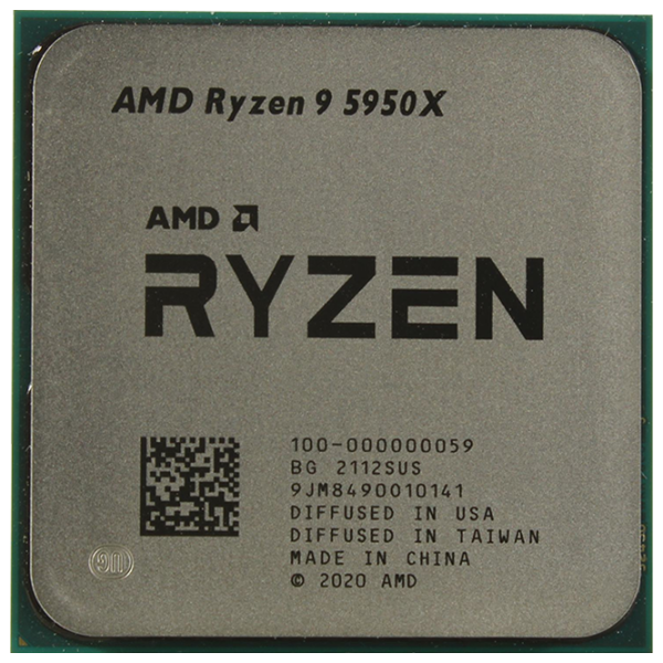 Процессор AMD Ryzen 9 5950X Tray AM4/ 3.40 ГГц - 4.90 ГГц photo 1