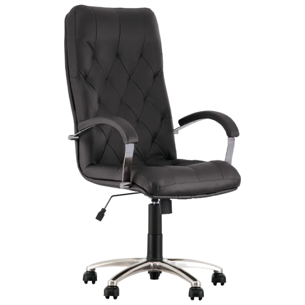Fotoliu de birou Nowy Styl Cuba Steel LE-A Piele artificială/ Black photo 1 Fotoliu de birou Nowy Styl Cuba Steel LE-A Piele artificială/ Black photo 1