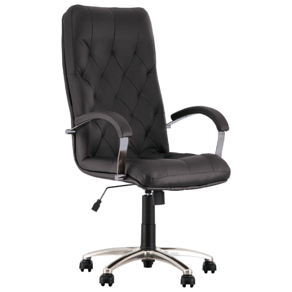 Fotoliu de birou Nowy Styl Cuba Steel LE-A Piele artificială/ Black photo 1 Fotoliu de birou Nowy Styl Cuba Steel LE-A Piele artificială/ Black photo 1