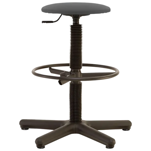 Scaun de birou Nowy Styl Stool Ring Base GTS V Piele artificială/ Black photo 1