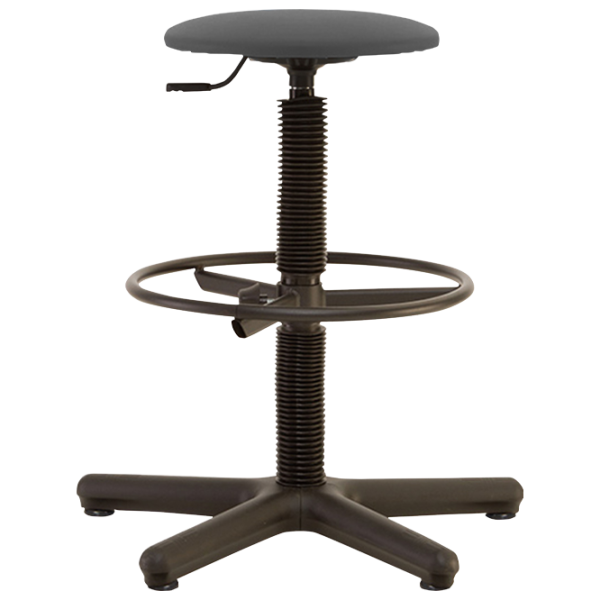 Scaun de birou Nowy Styl Stool Ring Base GTS V Piele artificială/ Black photo 1