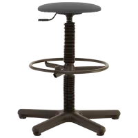 Scaun de birou Nowy Styl Stool Ring Base GTS V Piele artificială/ Black