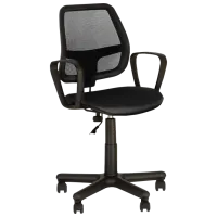 Офисное кресло Nowy Styl Alfa GTP Ткань, акриловая сетка/ Черный