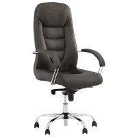 Fotoliu de birou Nowy Styl Boston Steel Piele artificială/ Black