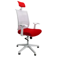 Fotoliu de birou Nowy Styl ALEX Pânză, plasă acrilică/ Red