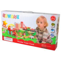 Конструктор Edwone E18A12 Железнодорожные пути/ Разноцветный