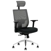 Офисное кресло Halmar ADMIRAL Ткань/ Черный Серый