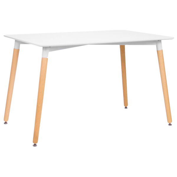 Masă de bucătărie DecoPrim DT-01 MDF/ White photo 1