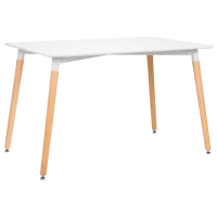 Masă de bucătărie DecoPrim DT-01 MDF/ White