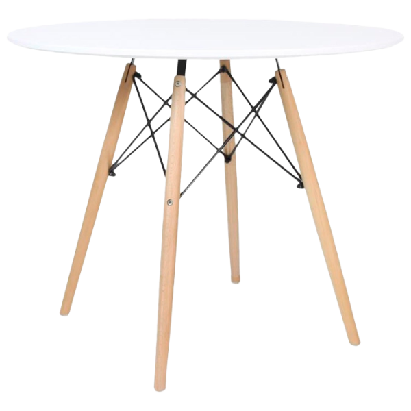 Masă de bucătărie DecoPrim DT-03 MDF/ White photo 1