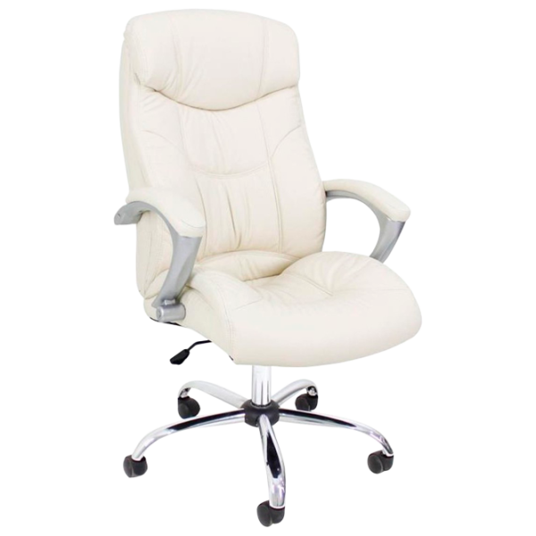 Fotoliu de birou DecoPrim BX-3165 Piele artificială/ Beige photo 1