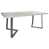 Masă de bucătărie DecoPrim Frida PAL/ Gray