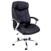 Fotoliu de birou DecoPrim BX-3165 Piele artificială/ Black