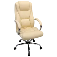 Fotoliu de birou DecoPrim BX-3807 Piele artificială/ Beige