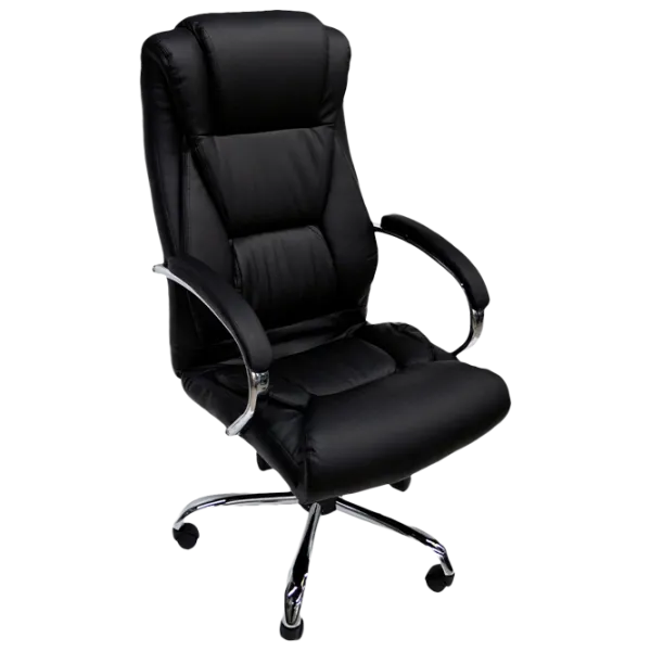 Fotoliu de birou DecoPrim BX-3807 Piele artificială/ Black photo 1