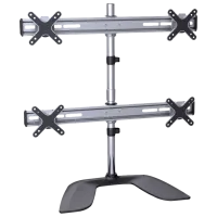 Suport pentru monitor Reflecta PLANO DeskStand 23-1010 Q VESA 100 x 100 mm/ Silver