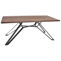 Masă de bucătărie DecoPrim Selena Colonial PAL/ Brown