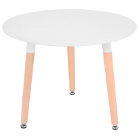 Masă de bucătărie DecoPrim EAMES BABY MDF/ White