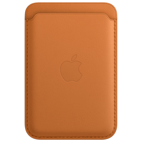 Чехол-бумажник Apple iPhone 12 - 14 All Apple/ MagSafe/ Кожа/ Золотистый Коричневый photo 1 Чехол-бумажник Apple iPhone 12 - 14 All Apple/ MagSafe/ Кожа/ Золотистый Коричневый photo 1