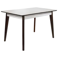 Masă de bucătărie extensibilă DecoPrim MG-A05 MDF/ White