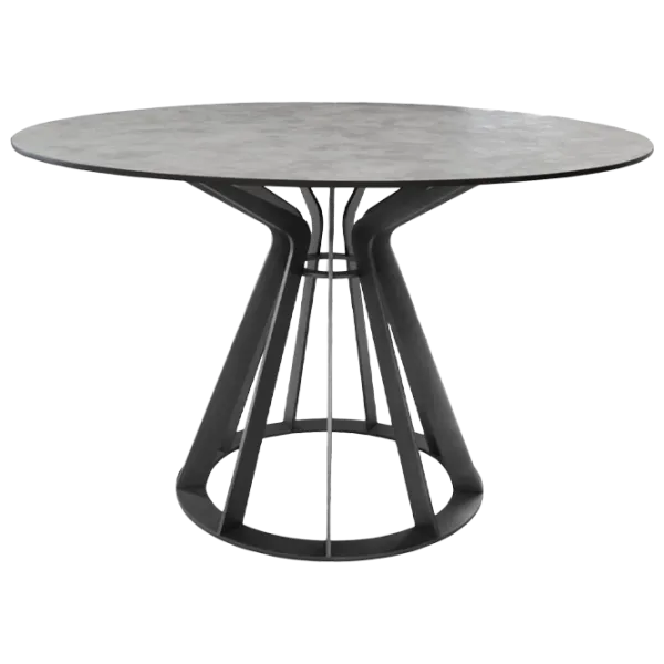 Masă de bucătărie DecoPrim Gloria HPL/ Black photo 1