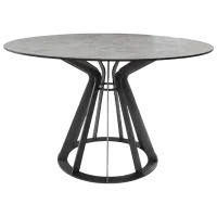 Masă de bucătărie DecoPrim Gloria HPL/ Black