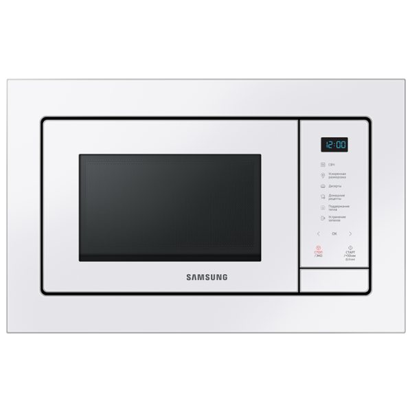 Cuptor cu microunde Samsung MS23A7118AW/ BW Încorporabil/ 800 W/ White photo 1