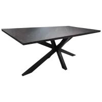 Masă de bucătărie DecoPrim Vesta PAL/ Black