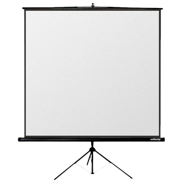 Ecran pentru proiector Reflecta Crystal-Line Tripod 87654 125 cm/ 125 cm/ Pe podea/ White photo 1