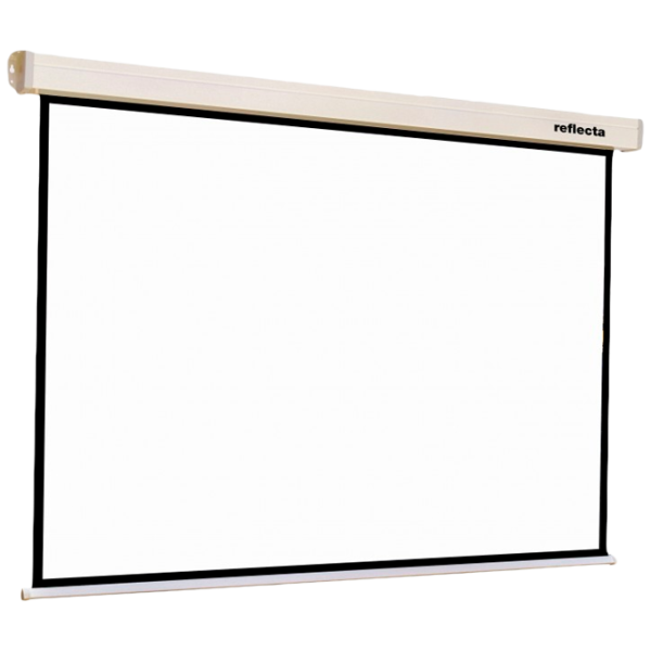 Ecran pentru proiector Reflecta Crystal-Line Rollo lux 87682 174 cm/ 220 cm/ Pe perete/ White photo 1
