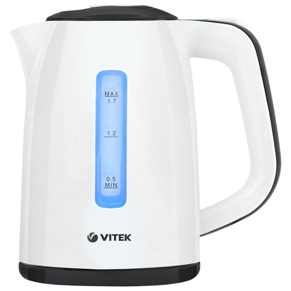 Электрочайник Vitek VT-7083 1.7л / Скрытый / Белый photo 1