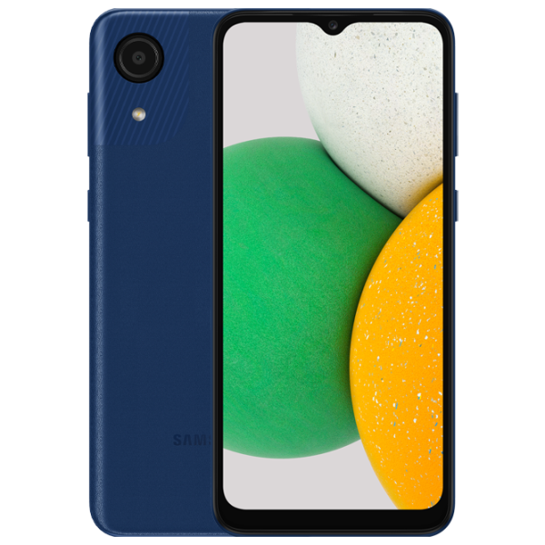 Samsung Galaxy A03 Core 2 ГБ/ 32 ГБ/ Dual SIM/ Синий  photo 1 Samsung Galaxy A03 Core 2 ГБ/ 32 ГБ/ Dual SIM/ Синий  photo 1