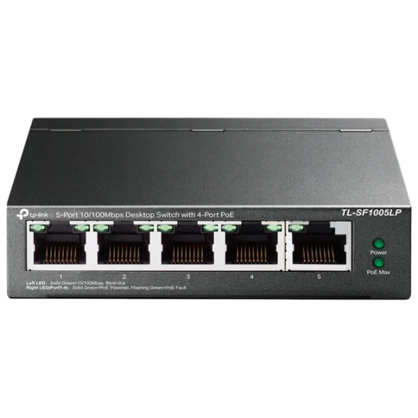 Switch TP-Link TL-SF1005LP Черный photo 1