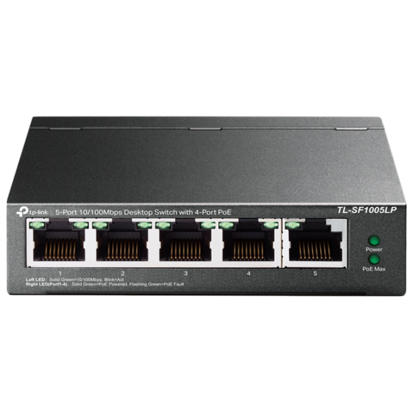 Switch TP-Link TL-SF1005LP Черный photo 1