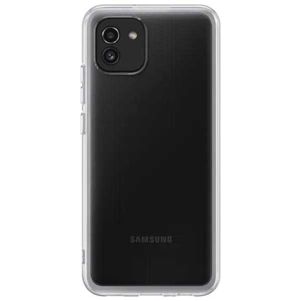 Чехол для смартфона Samsung Galaxy A03 Samsung/ Back/ TPU/ Прозрачный photo 1 Чехол для смартфона Samsung Galaxy A03 Samsung/ Back/ TPU/ Прозрачный photo 1