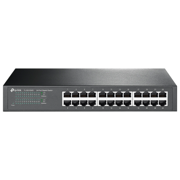 Switch TP-Link TL-SG1024D Черный photo 1