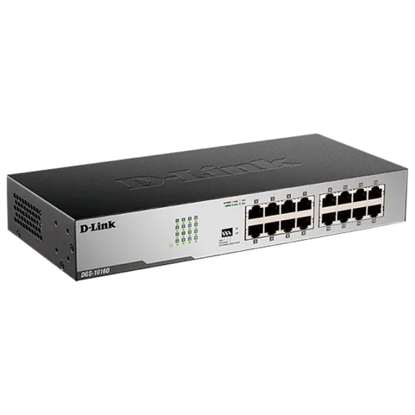 Switch D-Link DGS-1016D Black photo 1