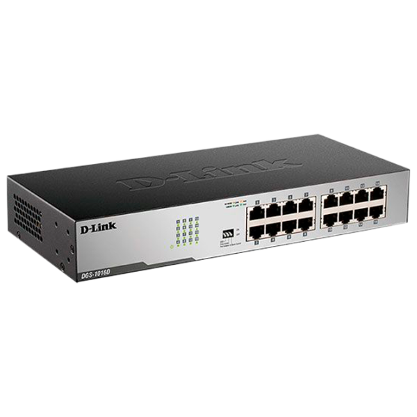 Switch D-Link DGS-1016D Black photo 1