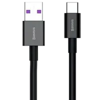 Кабель для телефона CATYS-01 Baseus USB Type-A + USB Type-C 1 м/ Черный