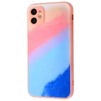 Чехол для смартфона Apple iPhone 11 WAVE/ Back/ TPU/ Синий Розовый