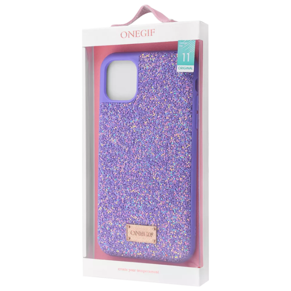 Чехол для смартфона Apple iPhone 11 ONEGIF/ Back/ TPU/ PC/ Пурпурный photo 1
