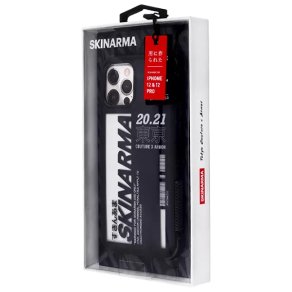 Husă pentru smartphone Apple iPhone 12/ 12 Pro SkinArma/ Back/ TPU/ PC/ Black photo 1