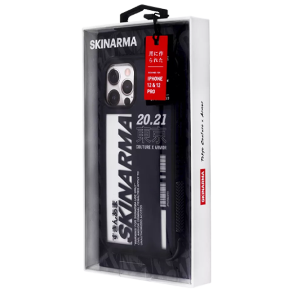 Husă pentru smartphone Apple iPhone 12/ 12 Pro SkinArma/ Back/ TPU/ PC/ Black photo 1