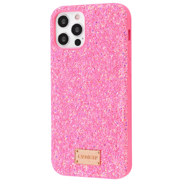 Чехол для смартфона Apple iPhone 12/ 12 Pro ONEGIF/ Back/ TPU/ PC/ Glitter Розовый photo 1