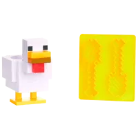 Набор Paladone Chicken Egg Cup and Toast Cutter V2 PP6732MCFV2 Minecraft/ Желтый Белый