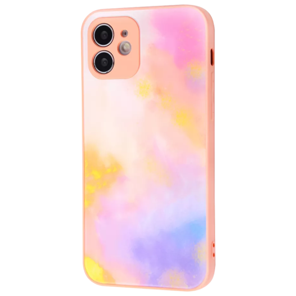 Чехол для смартфона Apple iPhone 12 WAVE/ Back/ TPU/ Фиолетовый Розовый photo 1